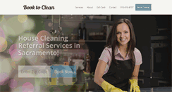 Desktop Screenshot of booktoclean.com